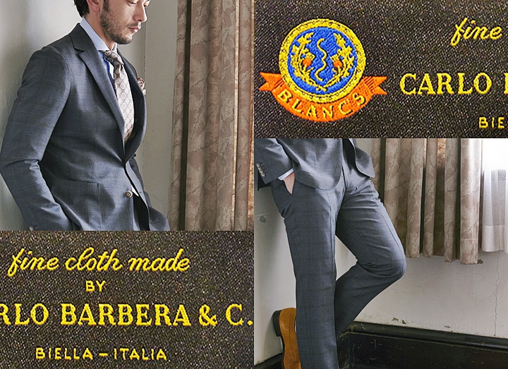 CARLO BARBERA -カルロ・バルベラ-』 最上級の糸で美しい生地を ...
