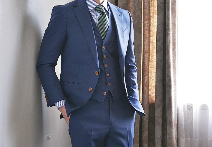 スーツ ベスト スリーピーススーツの着こなし術 結婚式 ビジネスで映えるコーデ Enjoy Order Magazine
