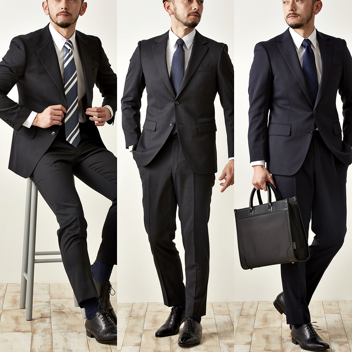 リクルートスーツ（就活スーツ）の特徴やビジネススーツとの違いは