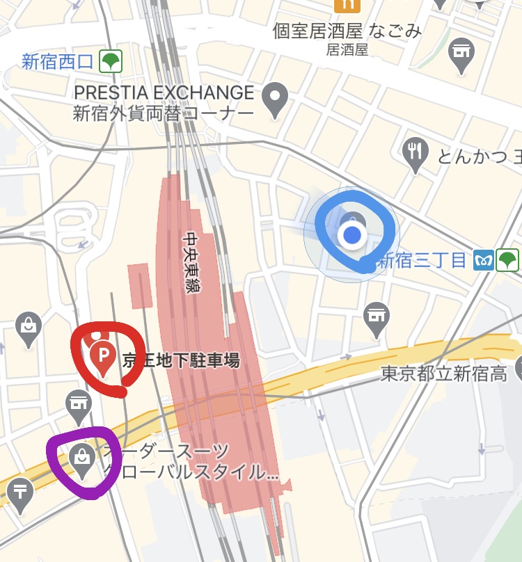 グローバルスタイル新宿三丁目店にお車でお越しいただけます 新宿三丁目店 オーダースーツ専門店 Globalstyle